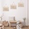 12PCS Unfinished Wood Crafts, Rectangle Wood Blanks Sign for Crafts, Wood Plaque for Cricut Projects, Wooden Hanging Craft Door Signs Wall Art Farmhouse Festival Decoration 5 x 6 Inch(Style B)